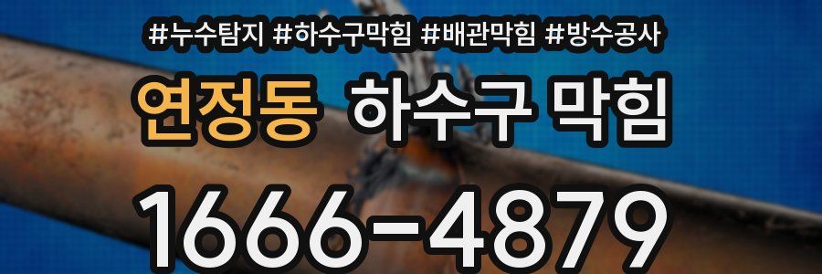 연정동 하수구 막힘