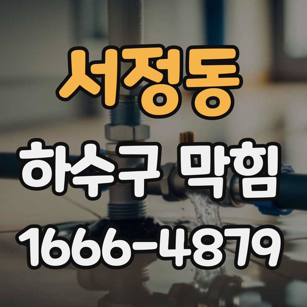 서정동 하수구 막힘