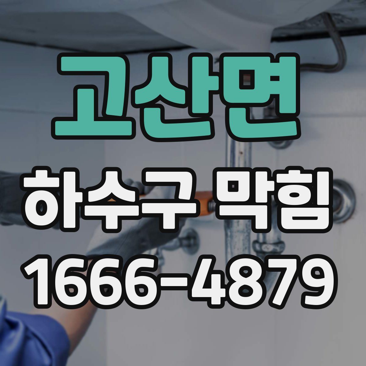 고산면 하수구 막힘