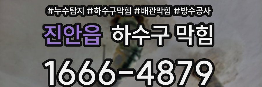 진안읍 하수구 막힘