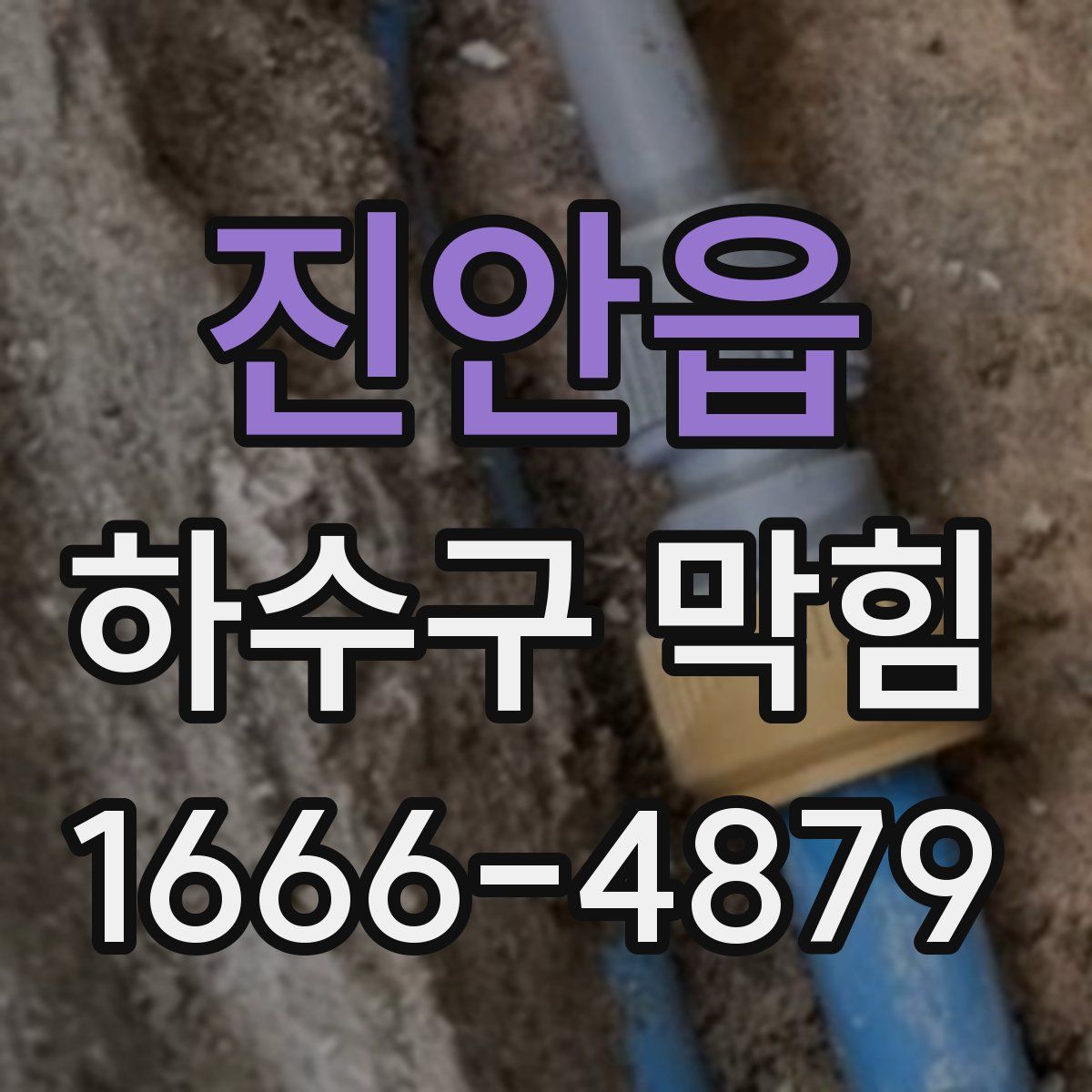 진안읍 하수구 막힘