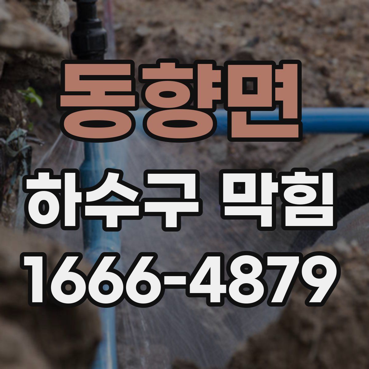 동향면 하수구 막힘