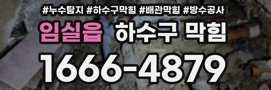 임실읍 하수구 막힘