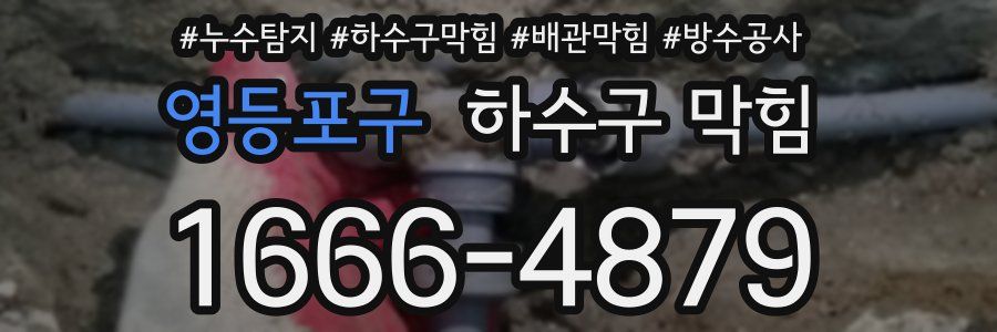 영등포구 하수구 막힘