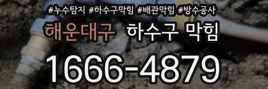 해운대구 하수구 막힘