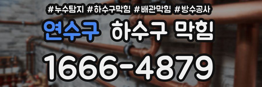 연수구 하수구 막힘