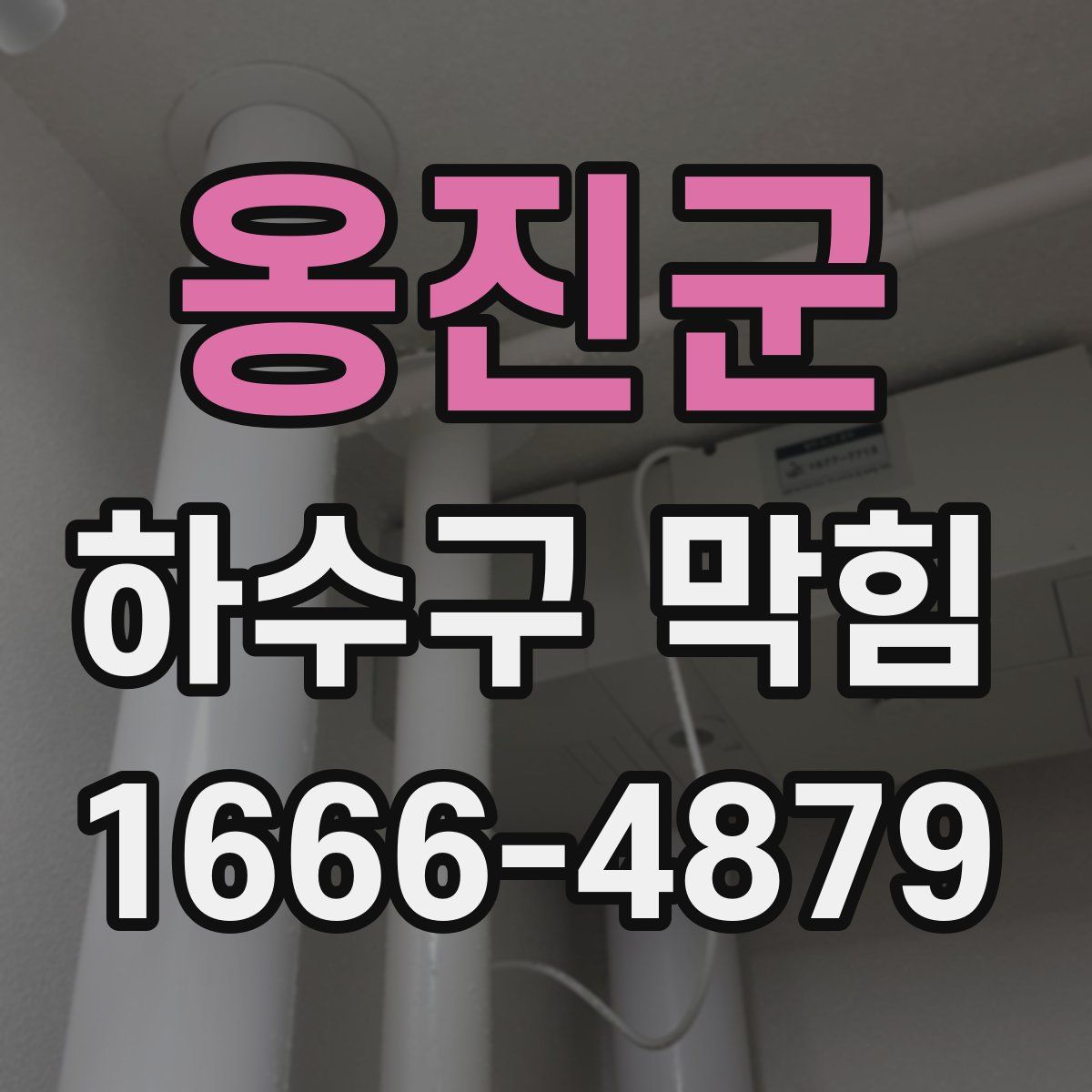 옹진군 하수구 막힘