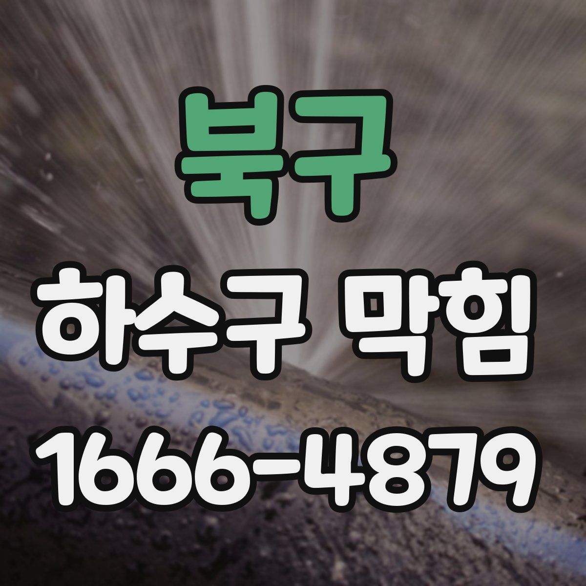 북구 하수구 막힘