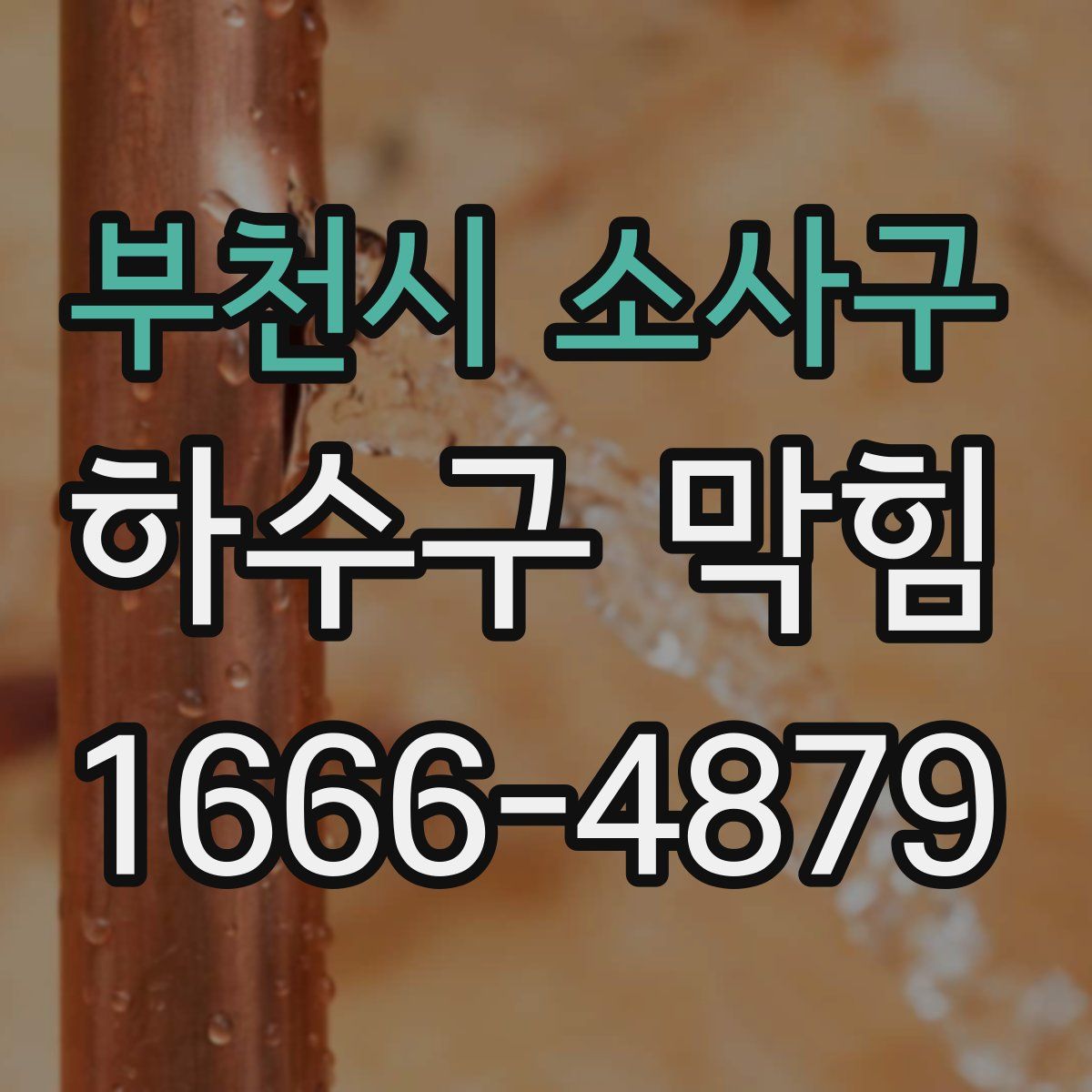 부천시 소사구 하수구 막힘