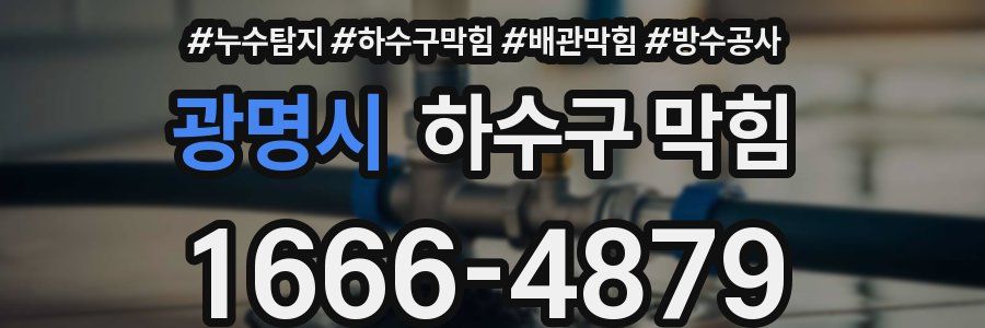 광명시 하수구 막힘