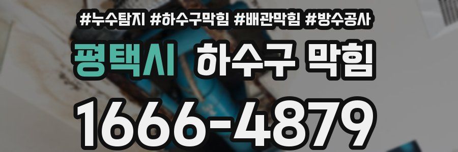 평택시 하수구 막힘