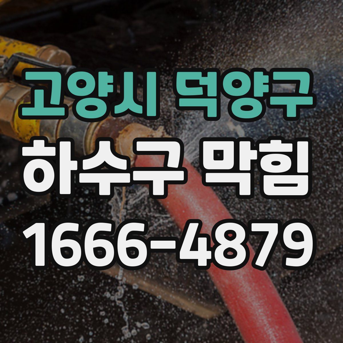 고양시 덕양구 하수구 막힘