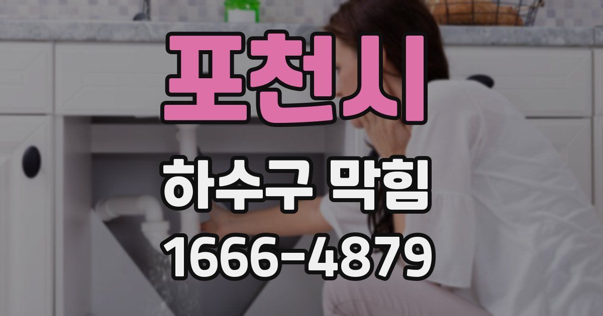 포천시 하수구 막힘