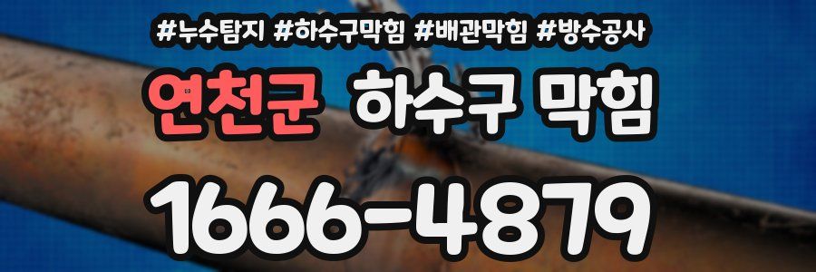 연천군 하수구 막힘