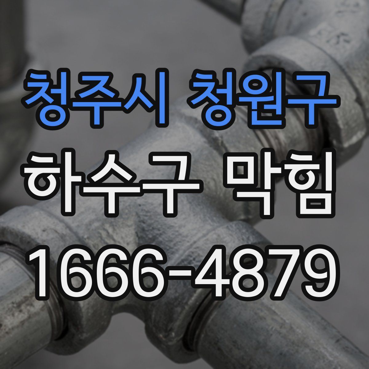 청주시 청원구 하수구 막힘