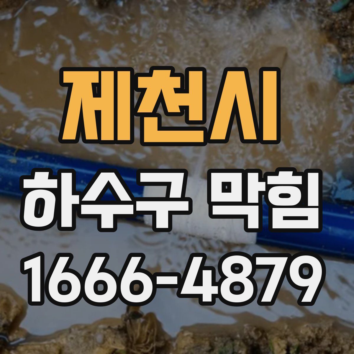 제천시 하수구 막힘