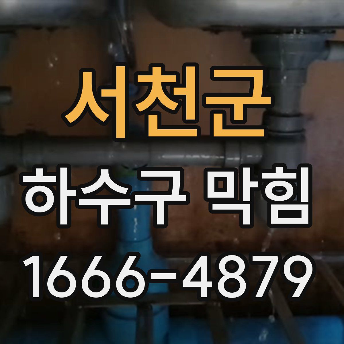 서천군 하수구 막힘