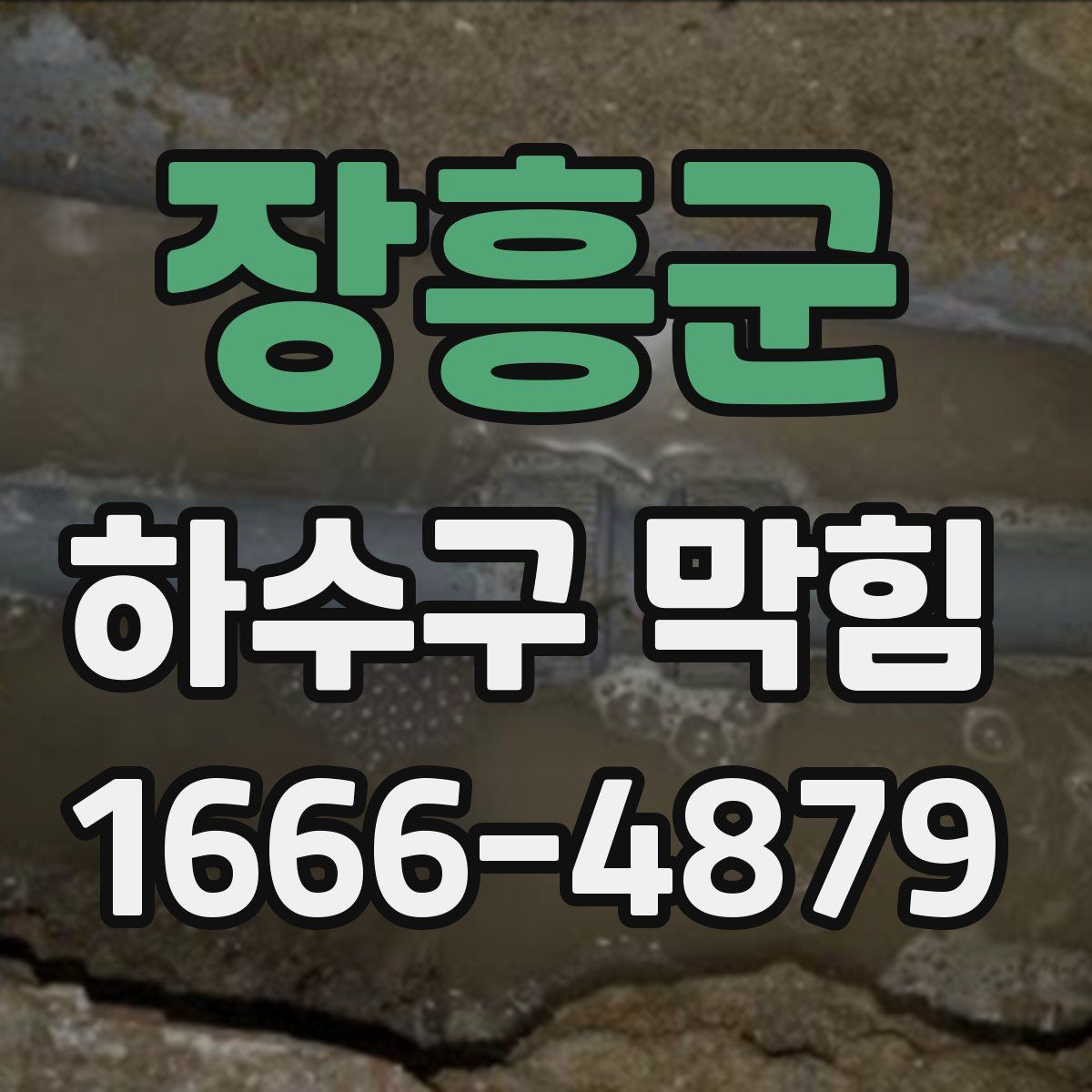 장흥군 하수구 막힘