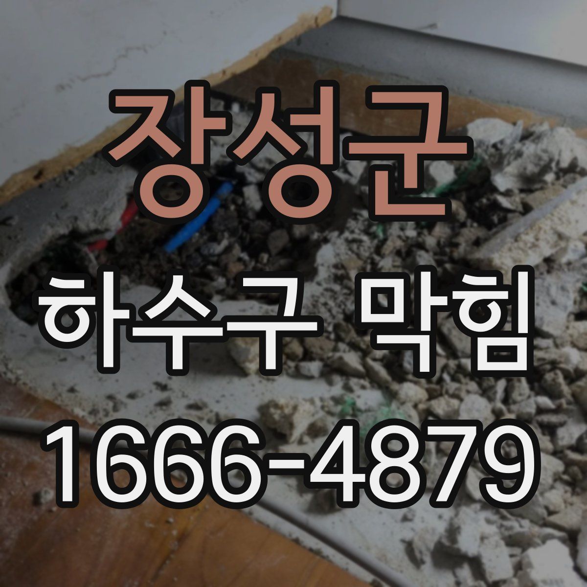 장성군 하수구 막힘