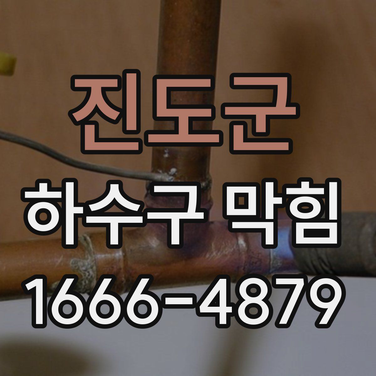 진도군 하수구 막힘