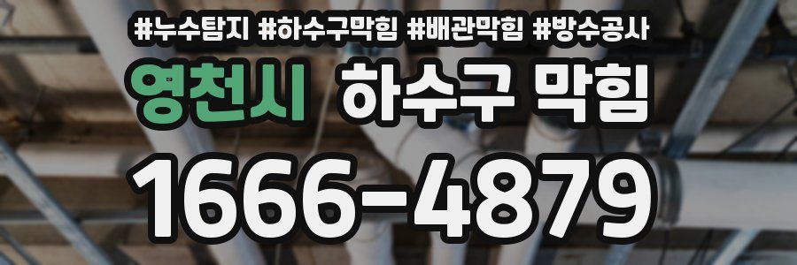 영천시 하수구 막힘