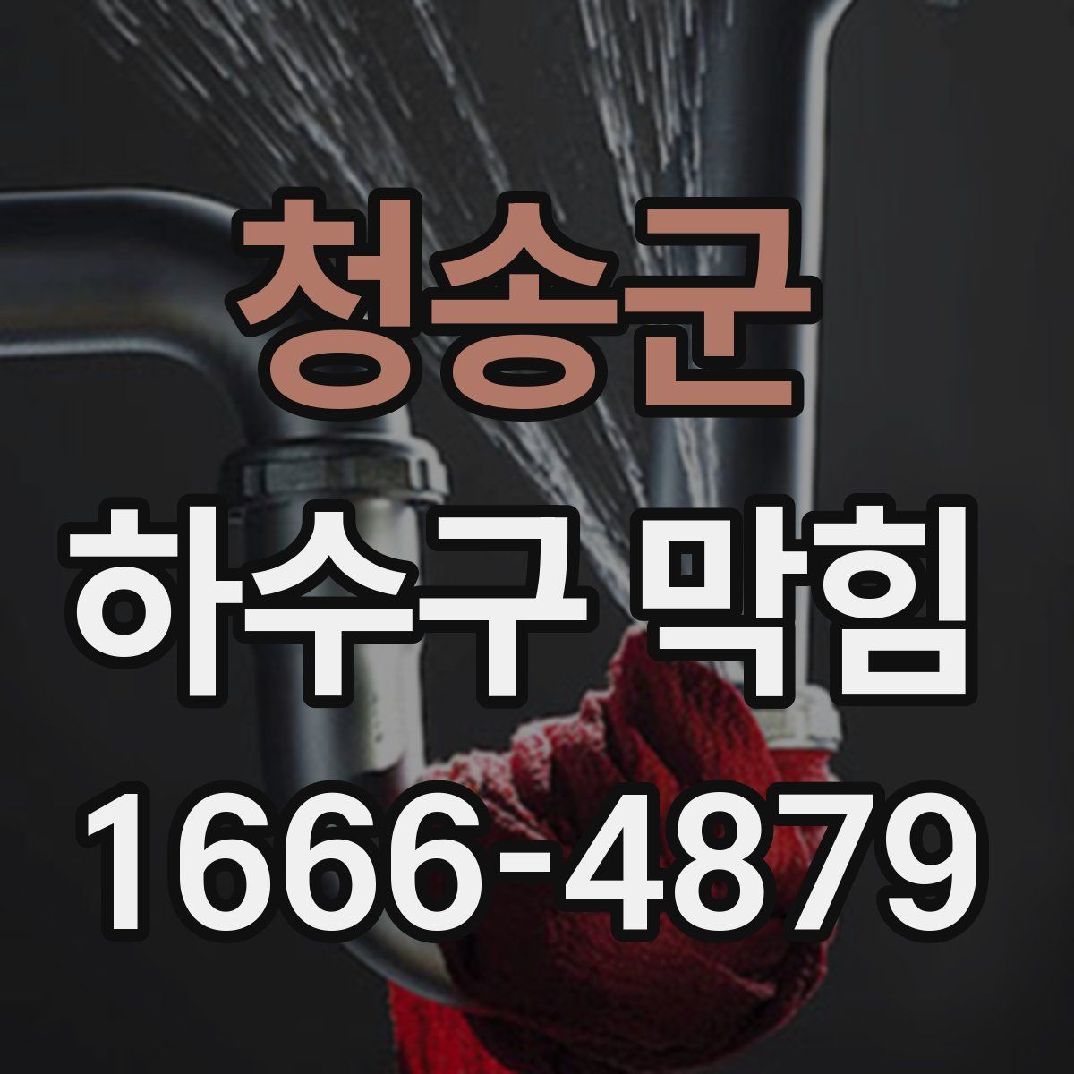 청송군 하수구 막힘
