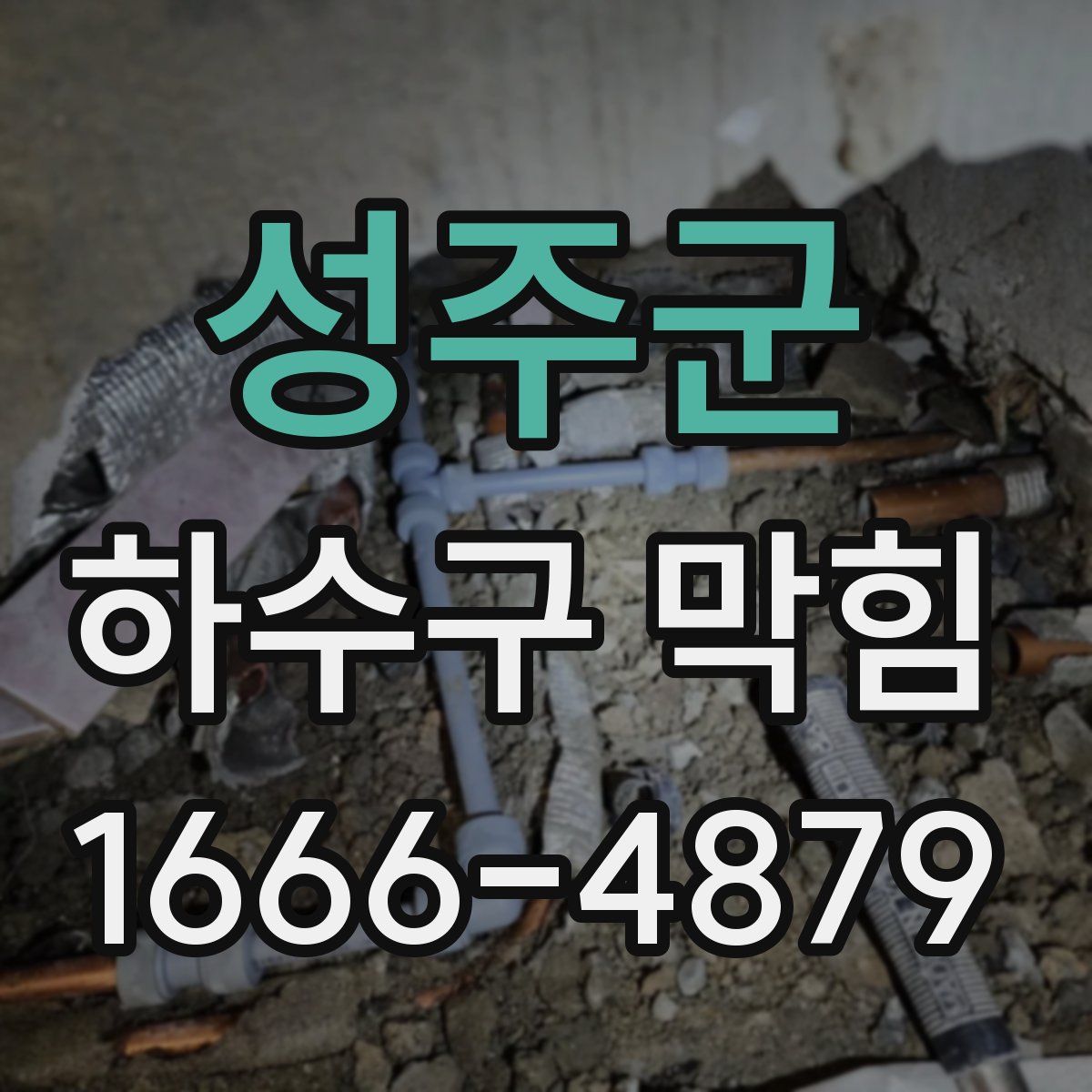 성주군 하수구 막힘