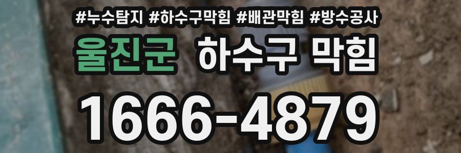 울진군 하수구 막힘