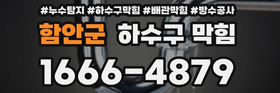 함안군 하수구 막힘