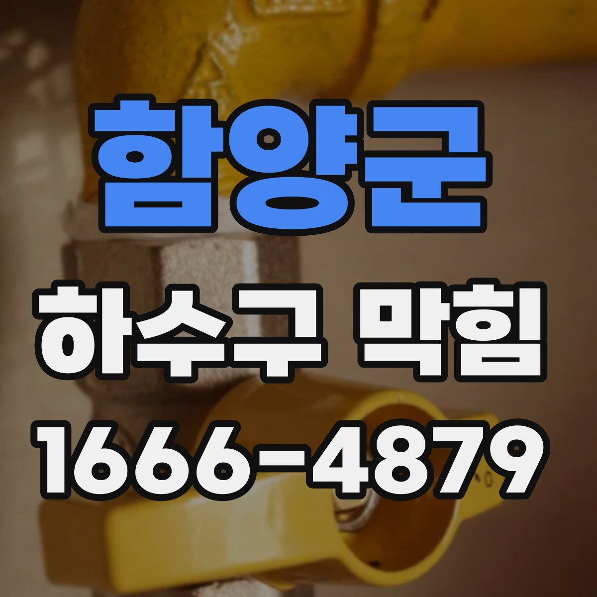 함양군 하수구 막힘