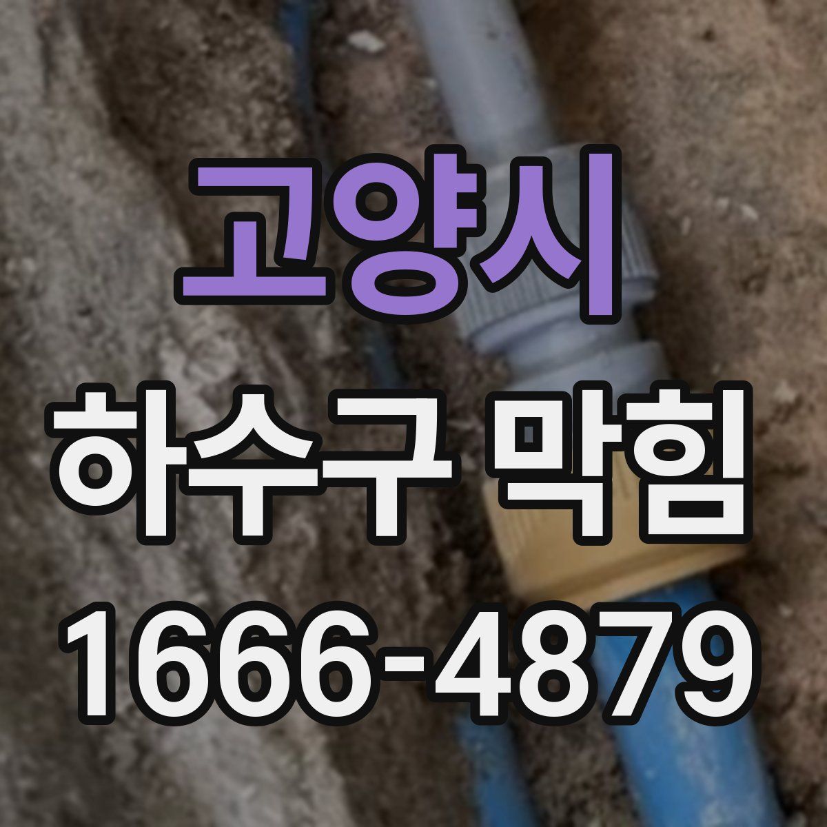 고양시 하수구 막힘
