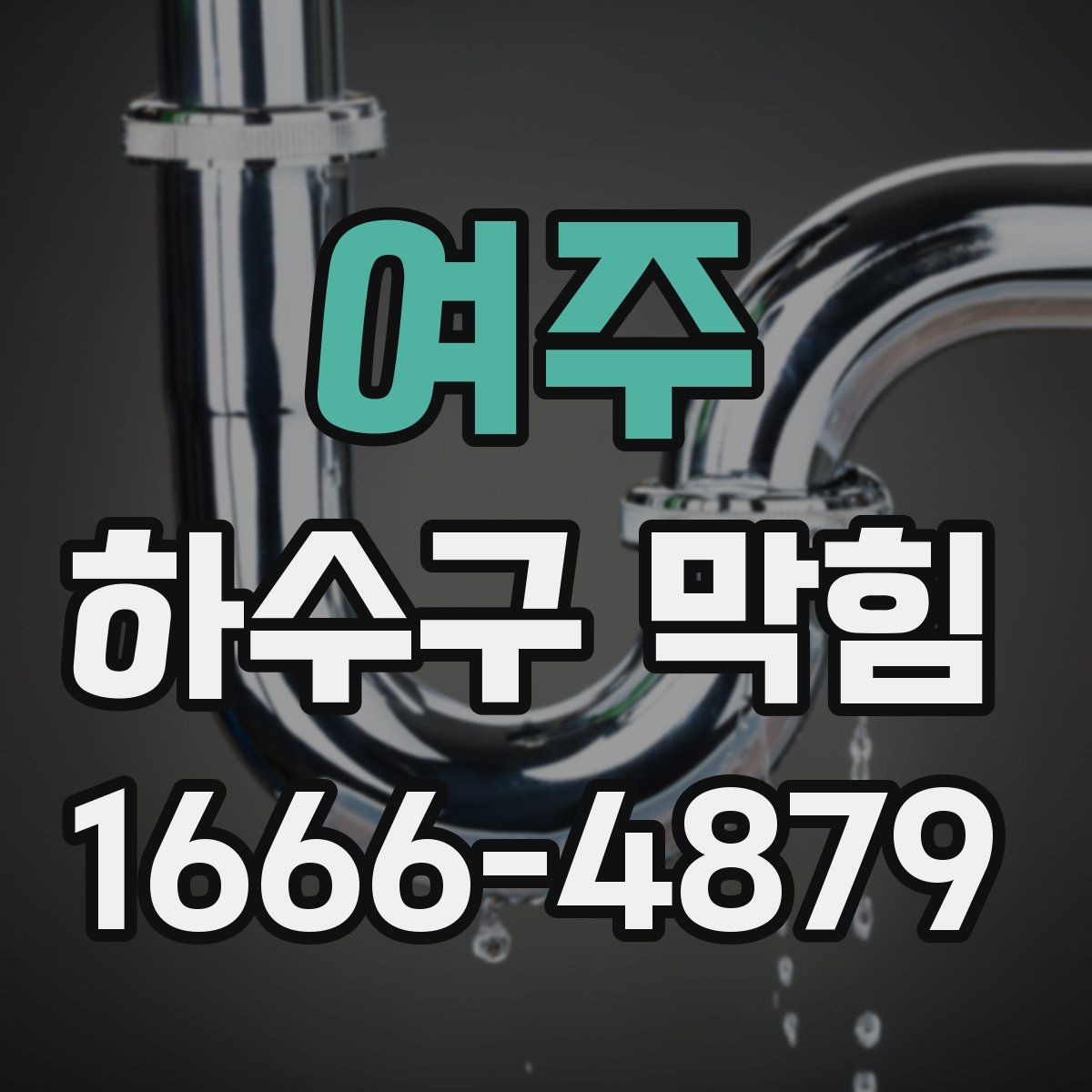 여주 하수구 막힘