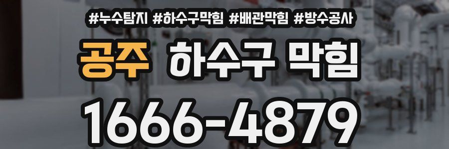 공주 하수구 막힘
