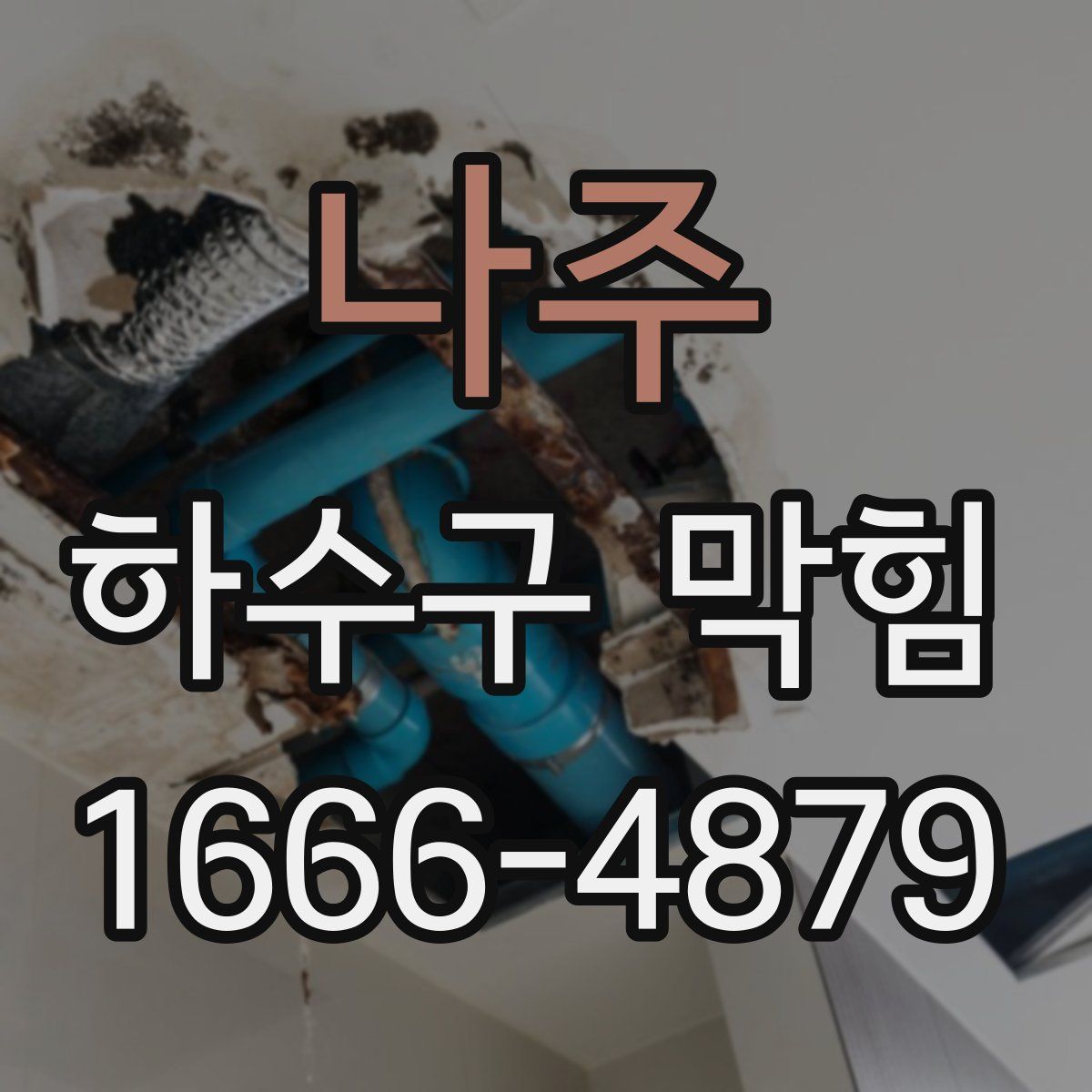 나주 하수구 막힘