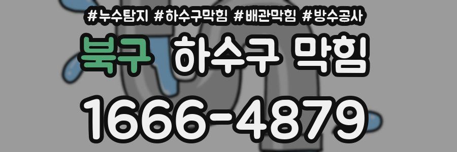 북구 하수구 막힘