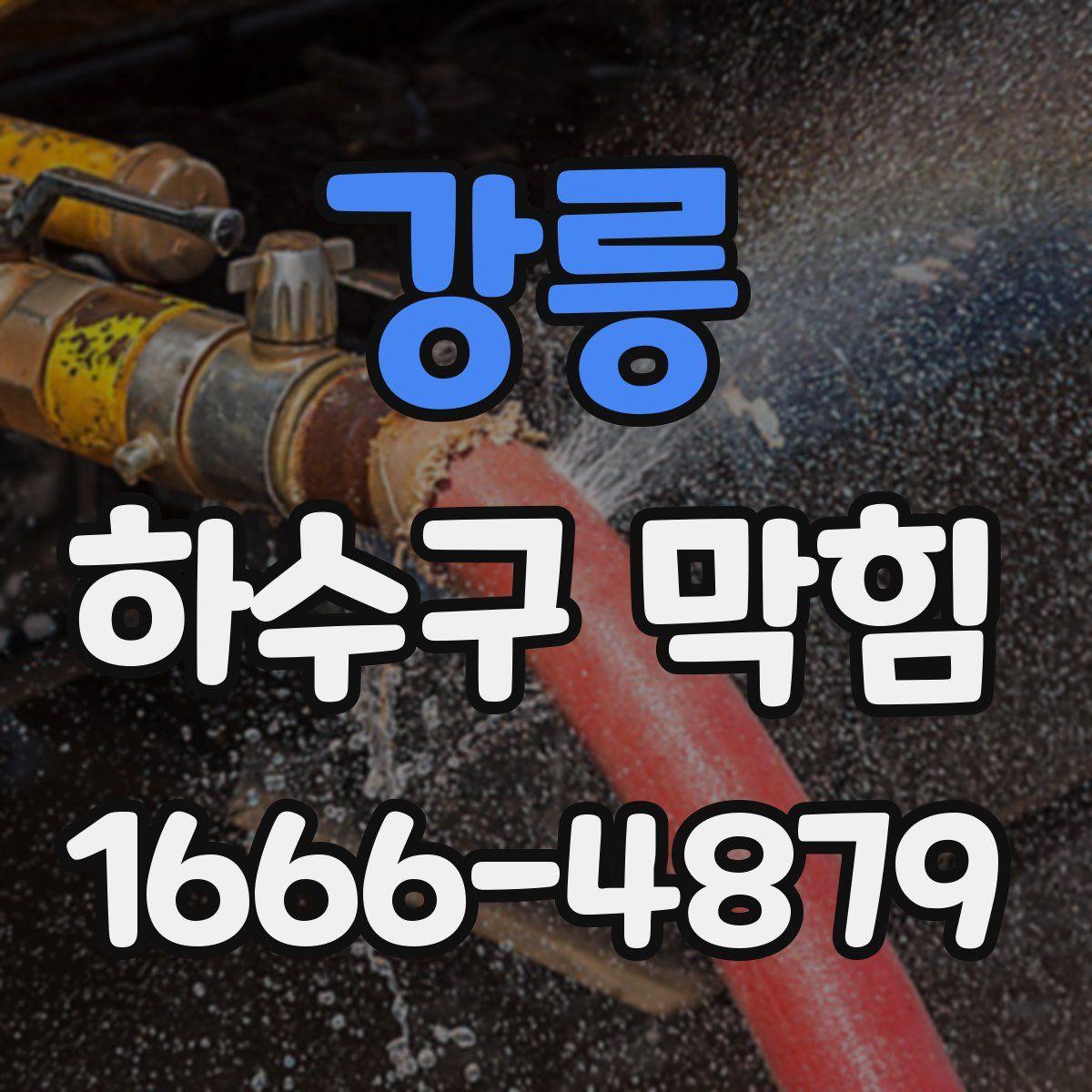 강릉 하수구 막힘