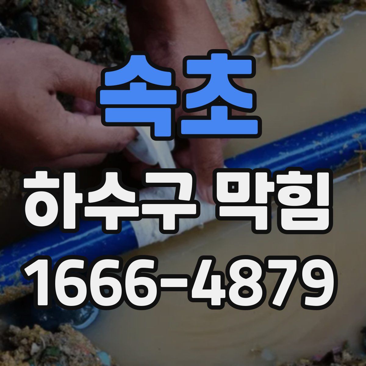 속초 하수구 막힘