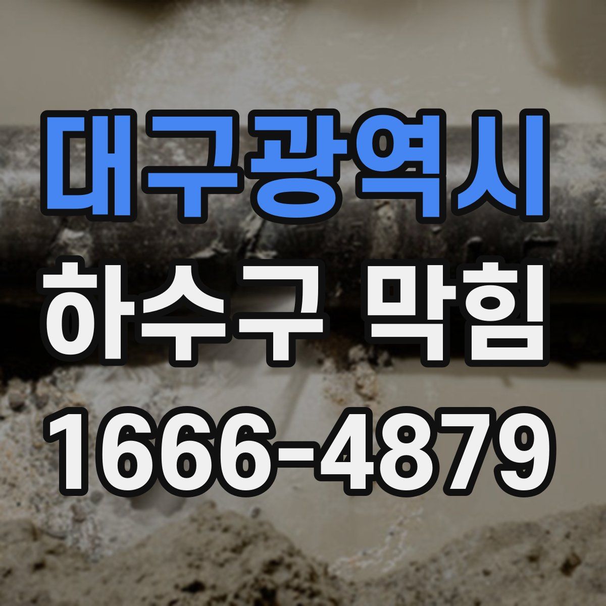 대구광역시 하수구 막힘