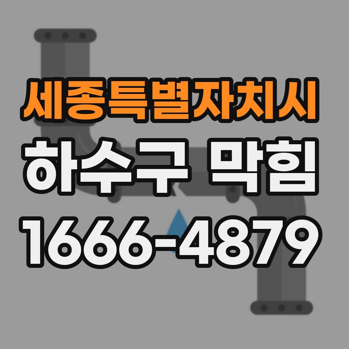 세종특별자치시 하수구 막힘