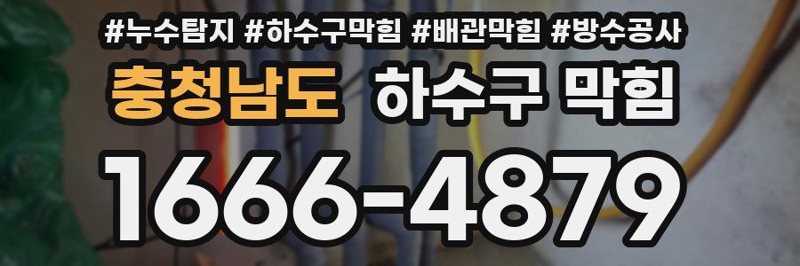충청남도 하수구 막힘