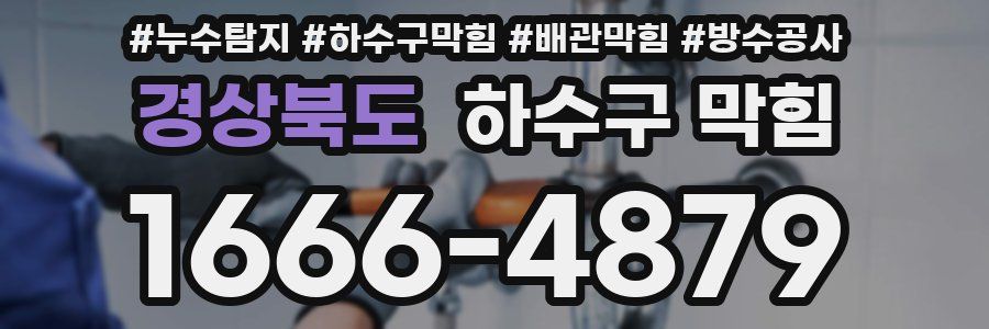 경상북도 하수구 막힘