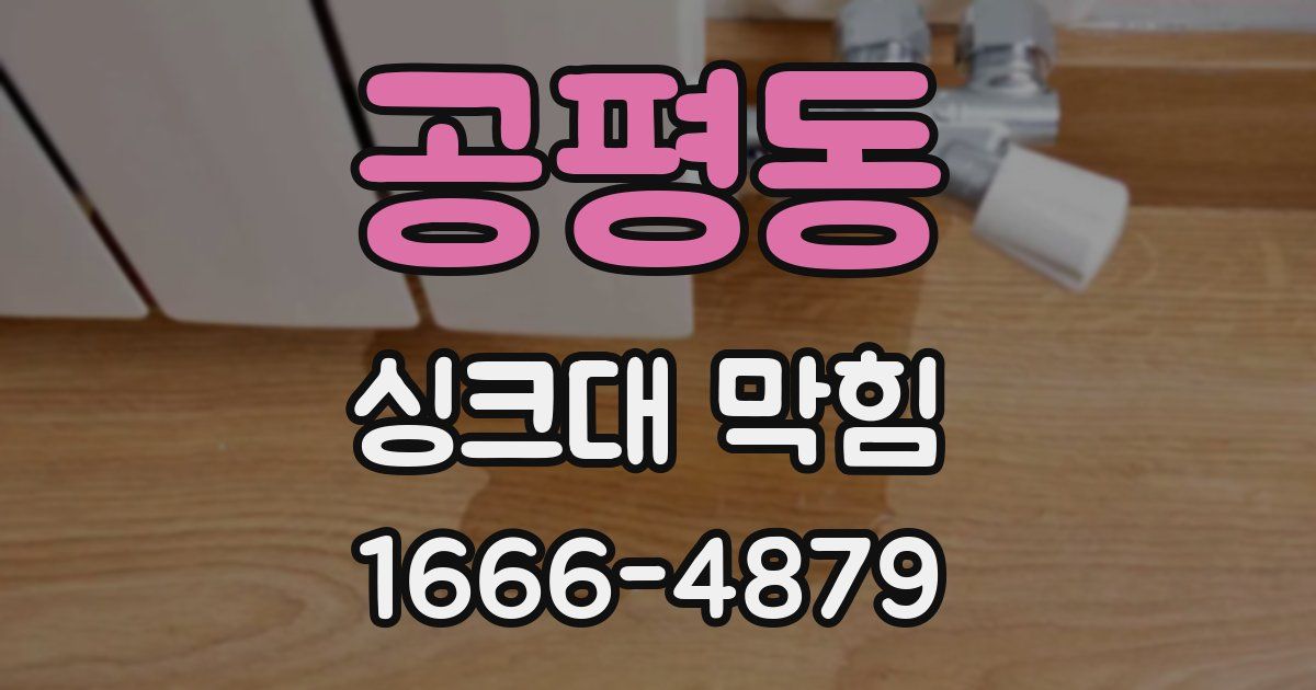 공평동 싱크대 막힘