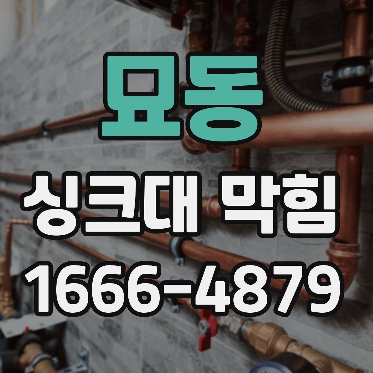 묘동 싱크대 막힘