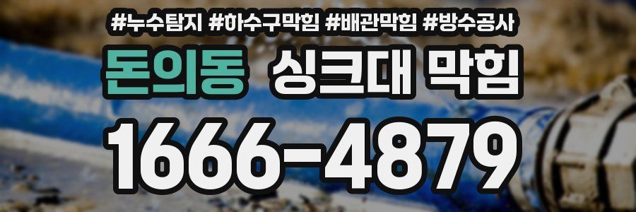 돈의동 싱크대 막힘