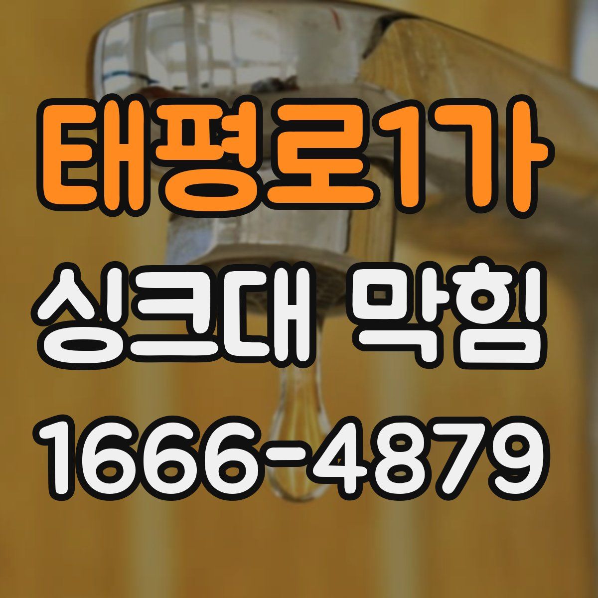 태평로1가 싱크대 막힘