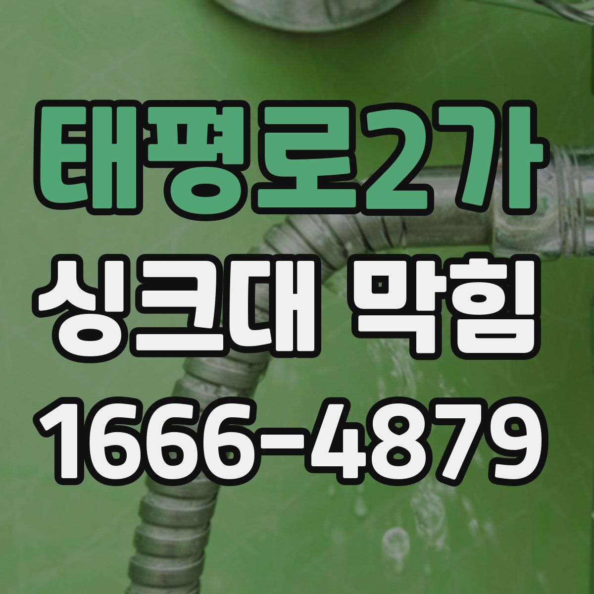태평로2가 싱크대 막힘
