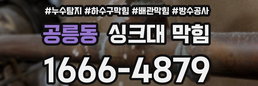 공릉동 싱크대 막힘