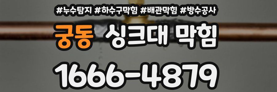 궁동 싱크대 막힘