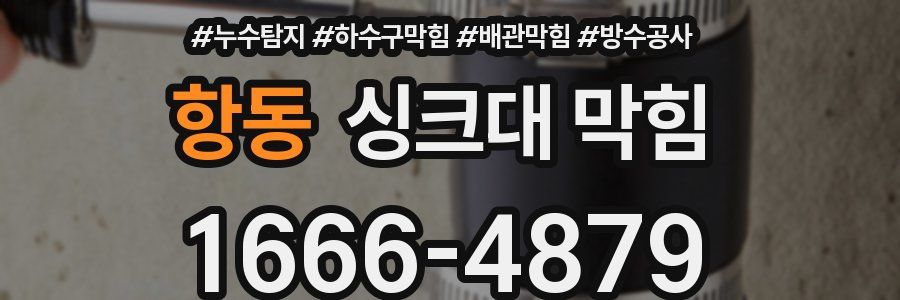 항동 싱크대 막힘