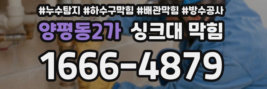 양평동2가 싱크대 막힘